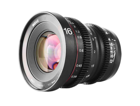 Объектив Meike 16mm T2.2 Cinema Lens M34 Объектив Meike 16mm T2.2 Cinema Lens M34