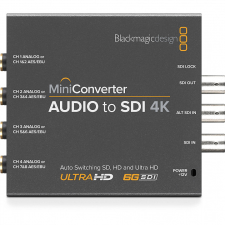 Mini Converter - Audio to SDI 4K мини-конвертер_2 Mini Converter - Audio to SDI 4K мини-конвертер_2