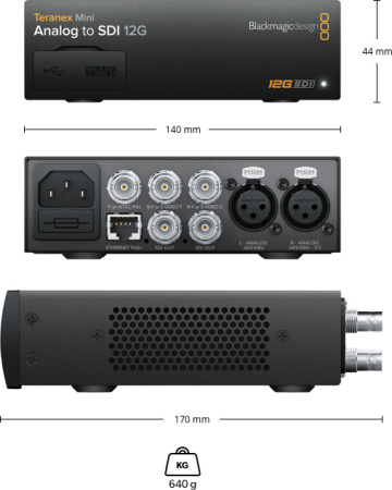 Blackmagic Teranex Mini - Analog to SDI 12G видеоконвертер_4