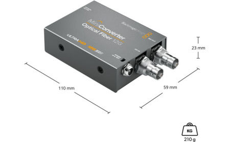 Blackmagic Mini Converter - Optical Fiber 12G мини-конвертер_4